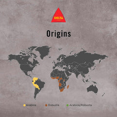Cafea Delta Original, boabe întregi, 1 kg