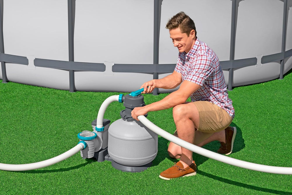 Sistem de filtrare cu nisip Bestway cu temporizator, 5.678 l/h, 230 W