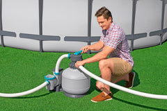 Sistem de filtrare cu nisip Bestway cu temporizator, 5.678 l/h, 230 W