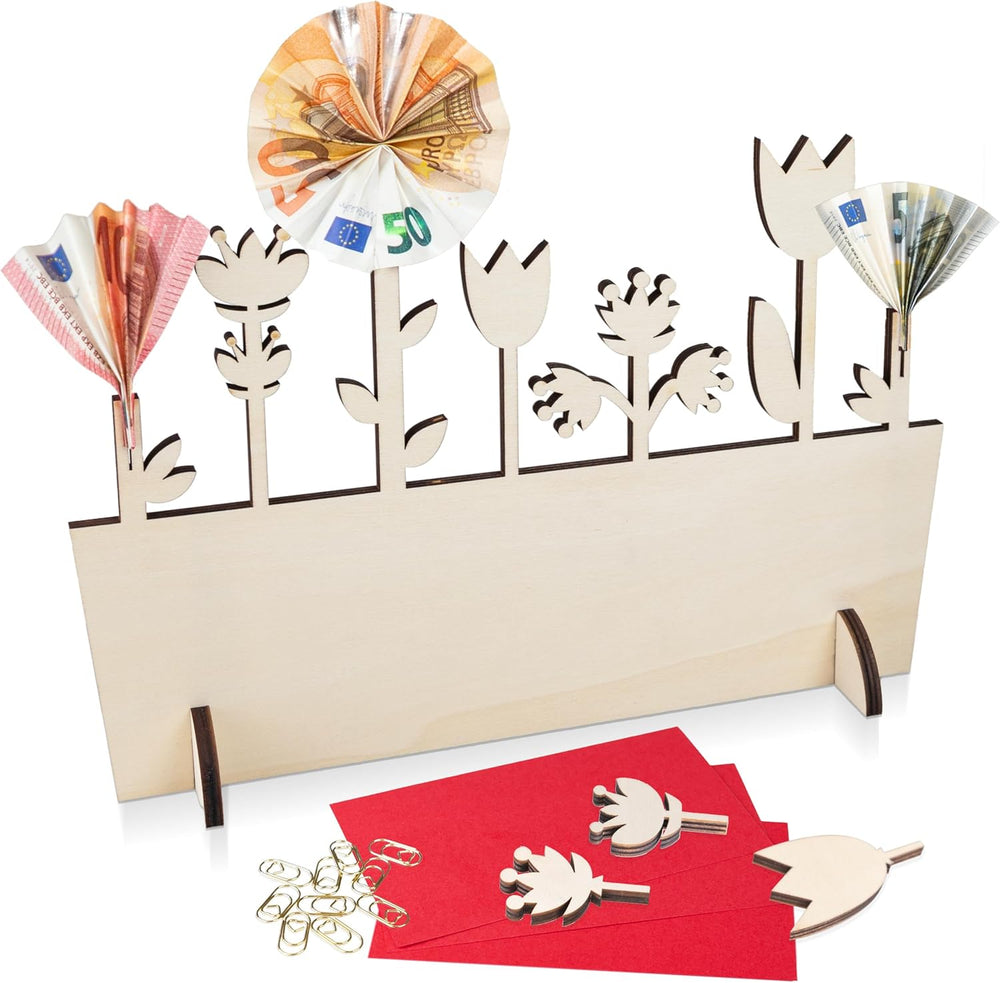 Kleine Glücksbringer: Echtes Vierblättriges Kleeblatt Zum Verschenken Im Holzrahmen – Kleines Geschenk Für Glück – Aufmunterung Geschenke – Dankeschön Geschenke Klein – Glücksbringer Prüfung