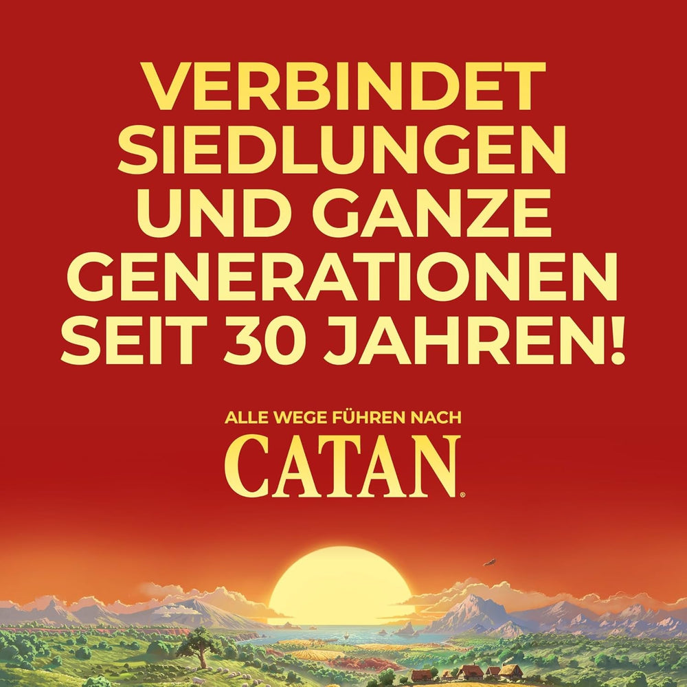 KOSMOS 684655 Catan - Jocul, Coloniștii din Catan, Joc de strategie pentru 3-4 jucători cu vârsta de 10 ani și peste, Joc de societate clasic, Joc de familie, Joc de petrecere
