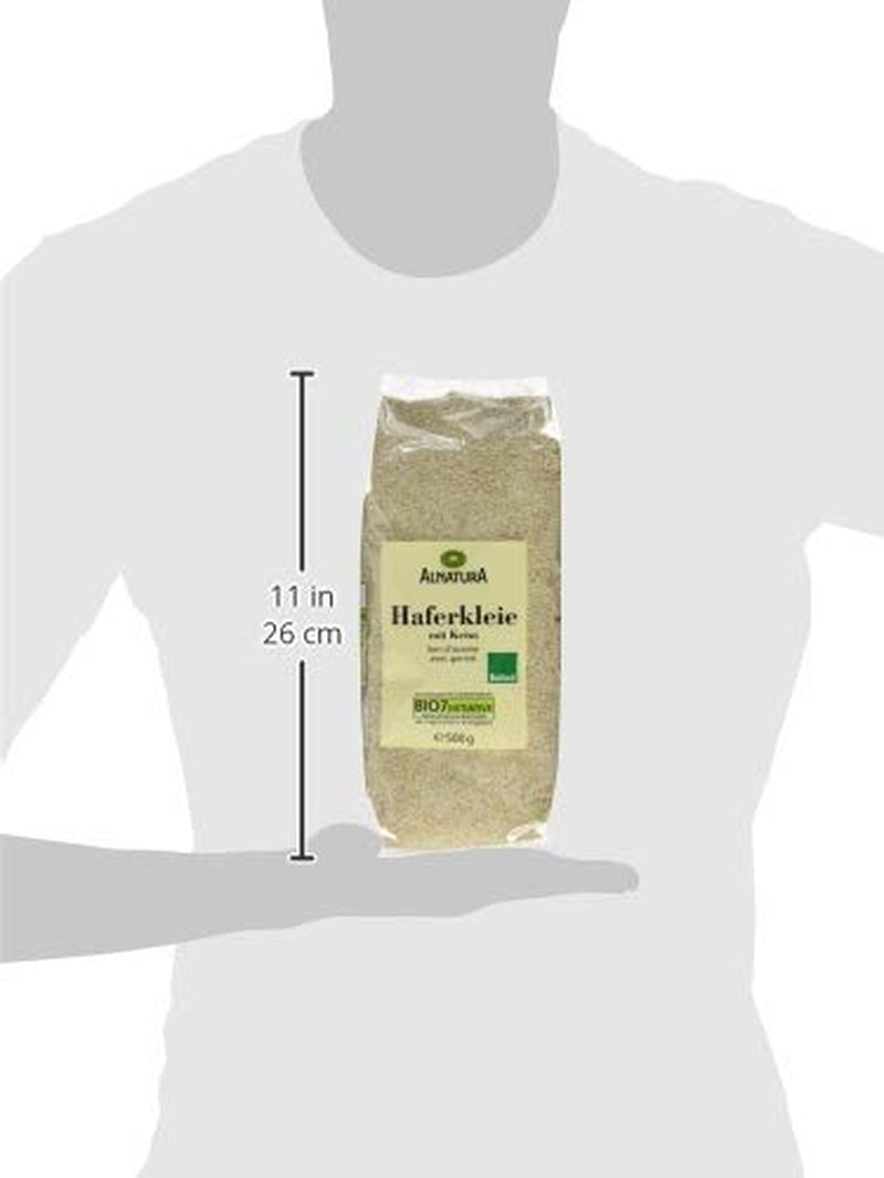 Tărâțe de ovăz organice cu germeni, 500g