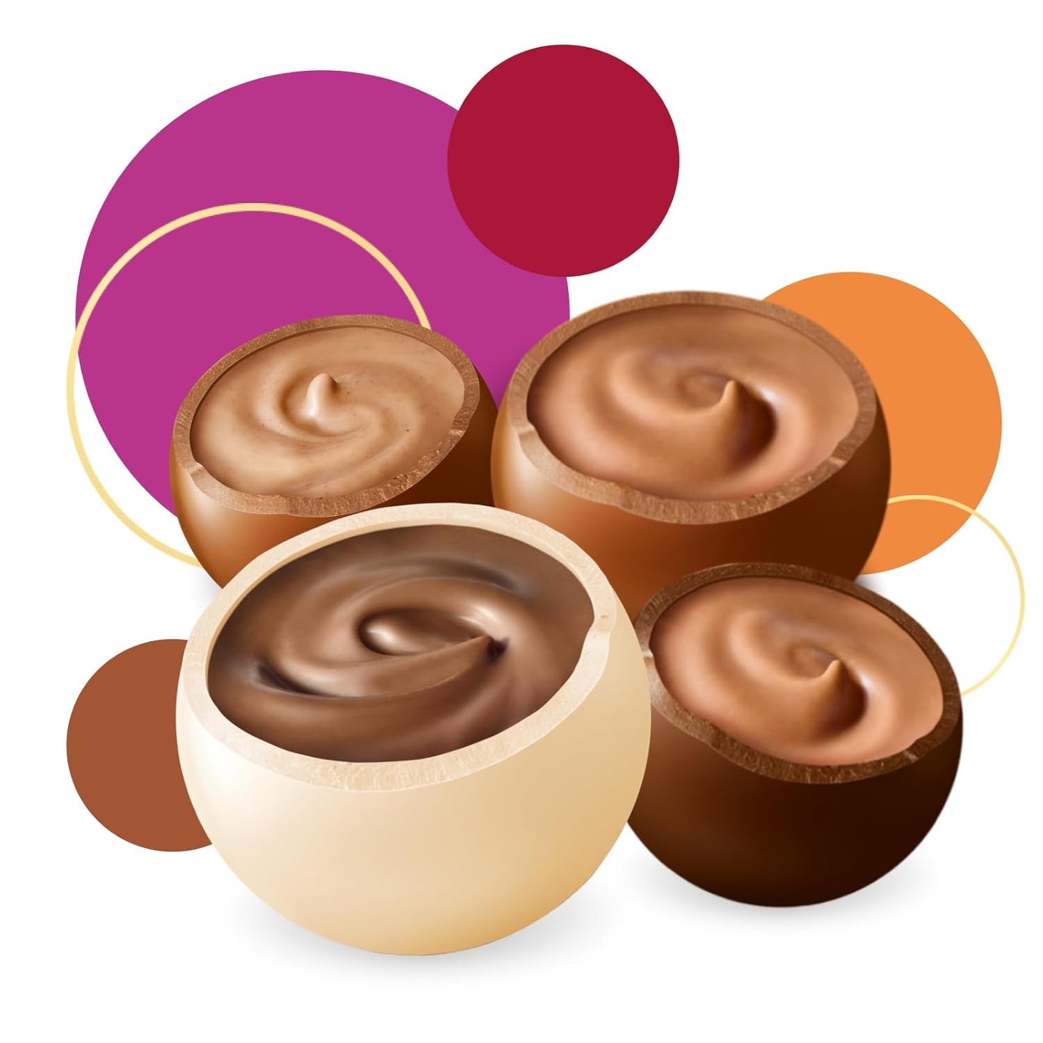Merci Lovelies Creamy – 185 grame – Mix de praline cu specialități de ciocolată umplută Naty Shop
