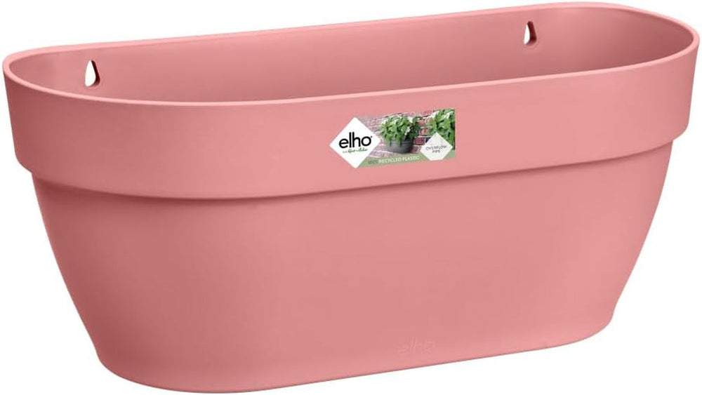 elho Vibia Campana Jardinieră de perete 35 - Jardinieră pentru balcon și utilizare în exterior - Ø 35,0 x H 14,8 cm - Negru/Antracit