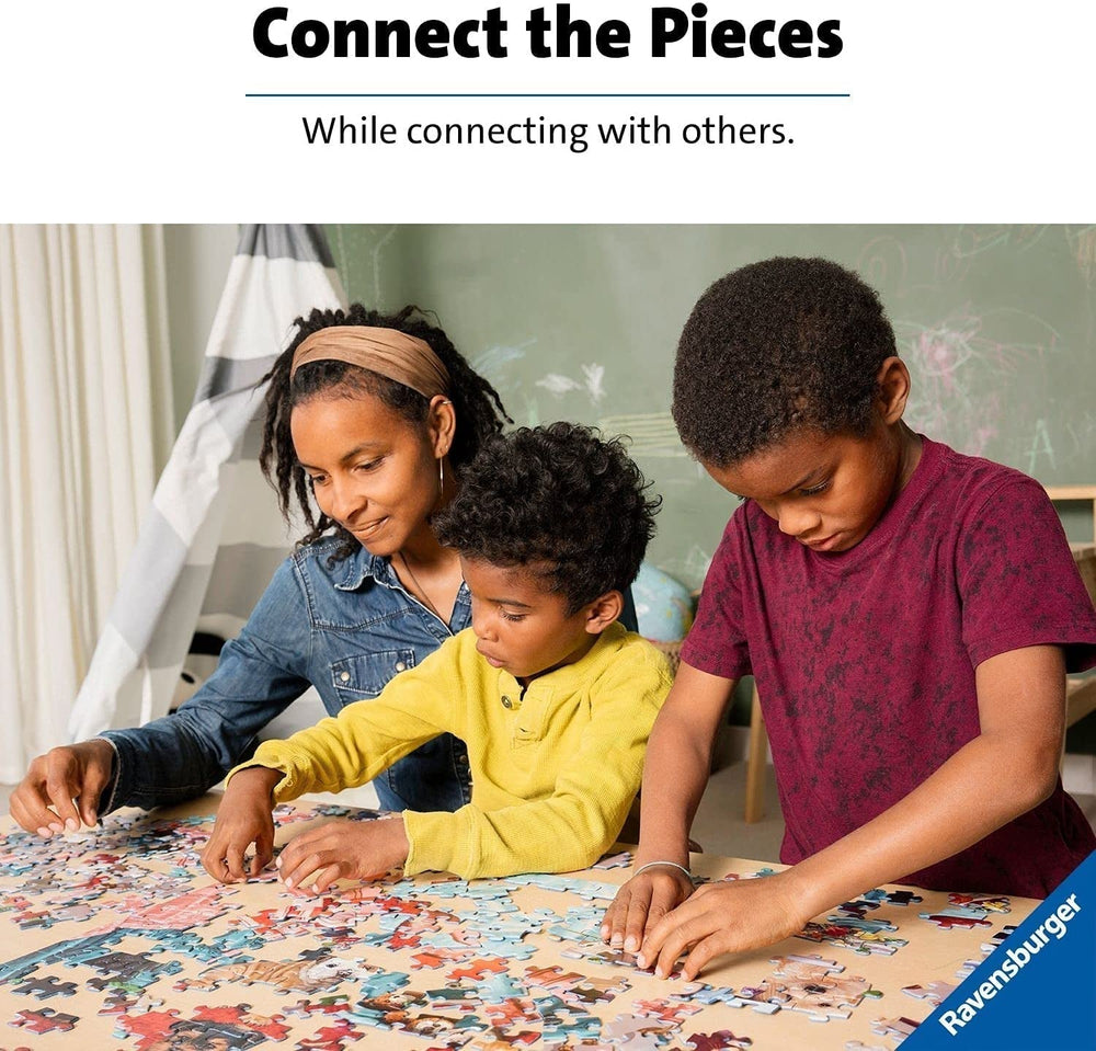 Ravensburger Puzzle pentru copii - 09226 Vehicule mari de construcții - Puzzle pentru copii de peste 5 ani, cu 3X49 piese Puzzle Naty Shop