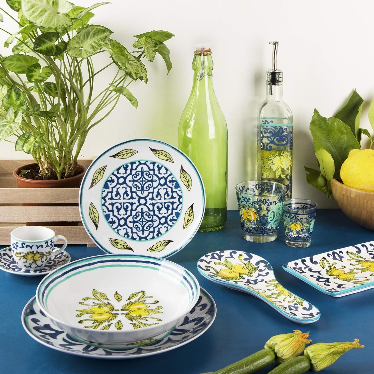 Set de veselă Excelsa Amalfi, 18 piese, porțelan