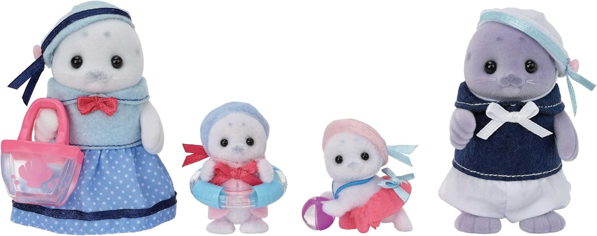 Sylvanian Families - 5759 Familia Focilor, Figurină Animală, Jucărie Detaliată pentru Copii cu Vârsta de 3 Ani și Peste