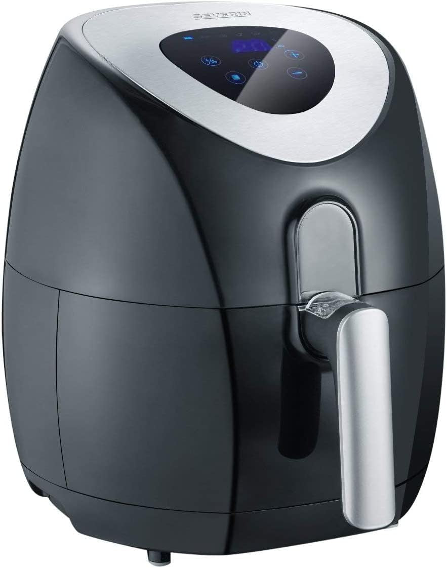 SEVERIN Friteuză cu aer cald dublă cu cameră de gătit de 2 X 3,8 L, 8 programe automate Electrocasnice Naty Shop 3,2 Liter Garkorb / 6 Automatik Programme