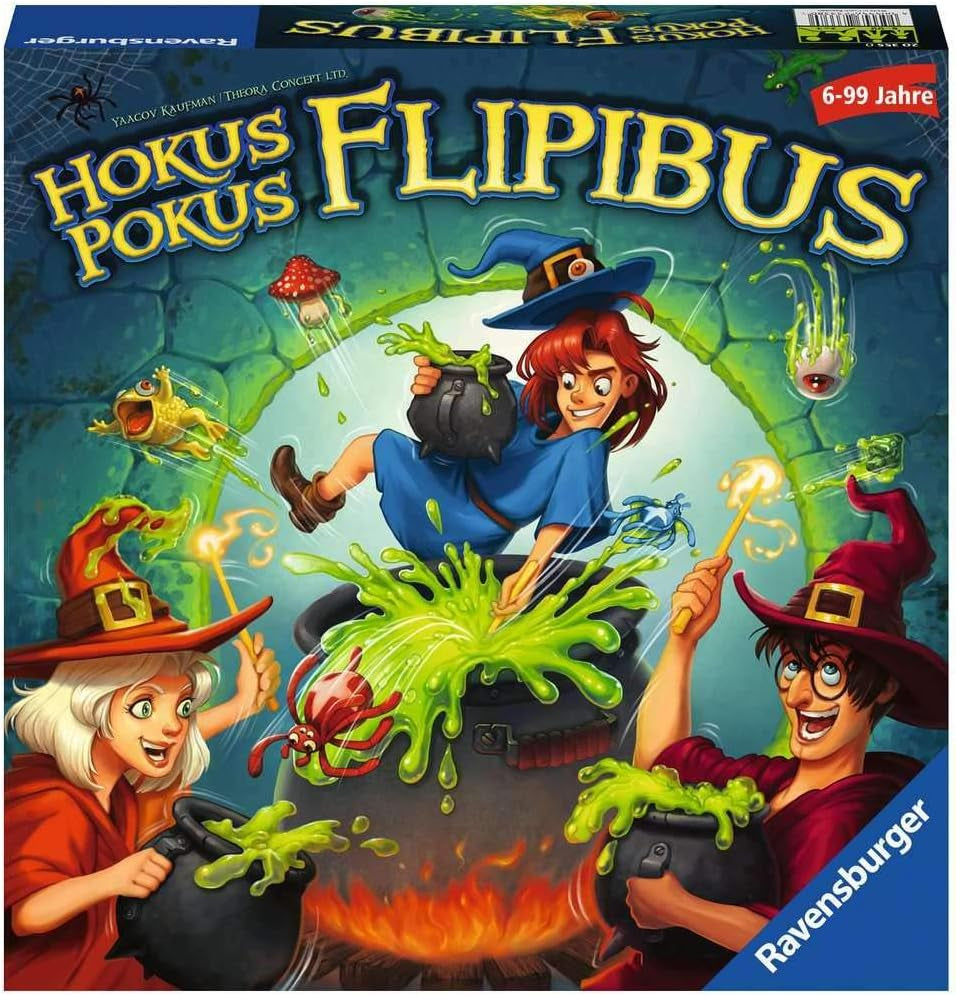 Jocul pentru copii Ravensburger Monster Strong Slime Slap, joc de petrecere și familie, pentru copii și adulți, pentru 2-4 jucători, de la 5 ani