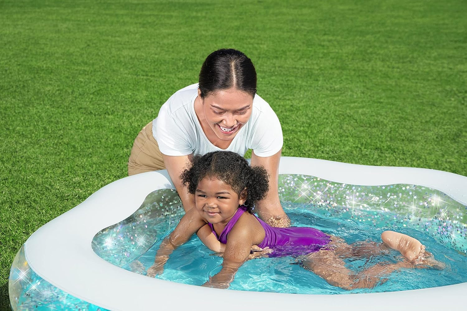 Piscină pentru copii Bestway Sparkle Shell 150 x 127 x 43