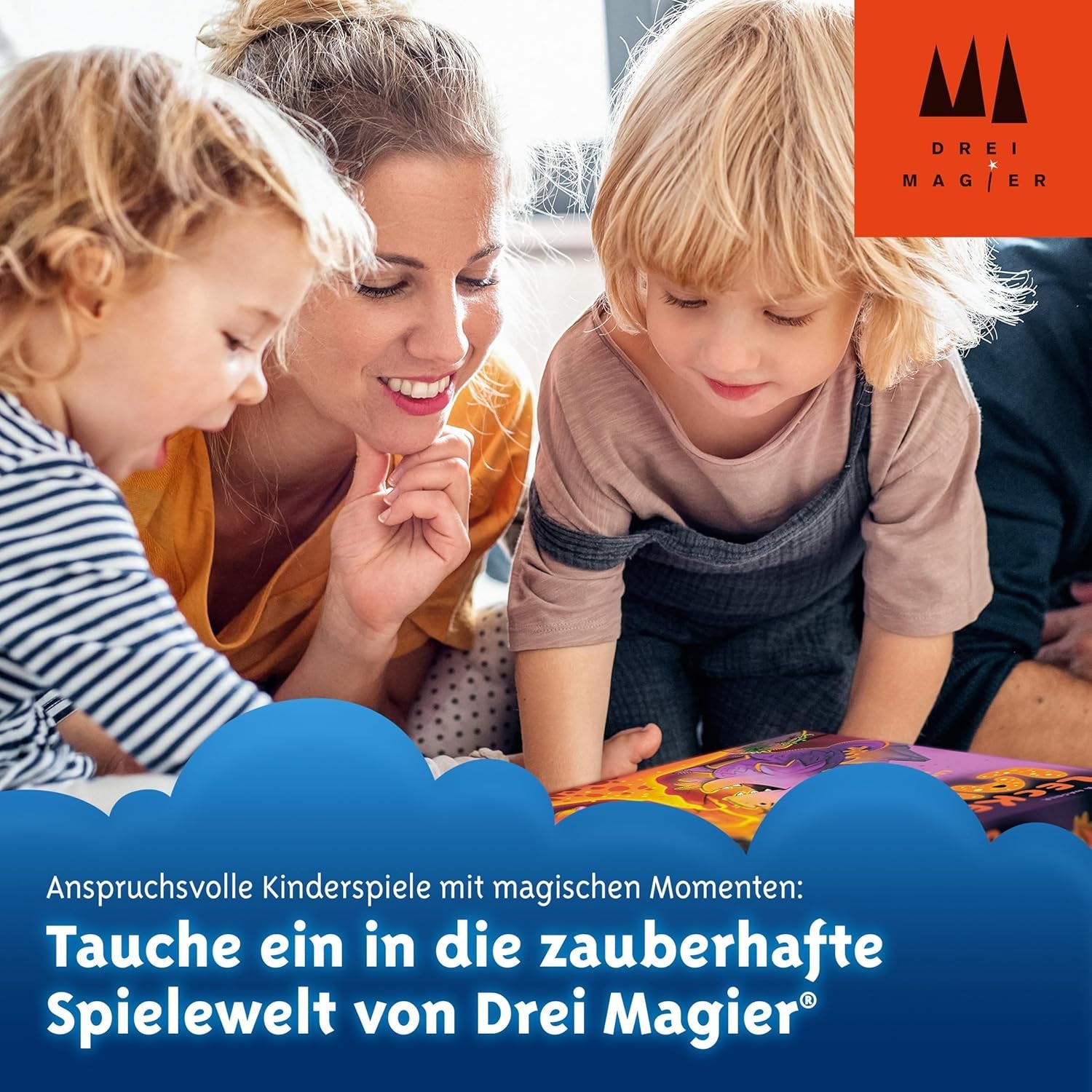 Schmidt Spiele 40862 Mogel Motte, Joc de cărți Trei Magicieni