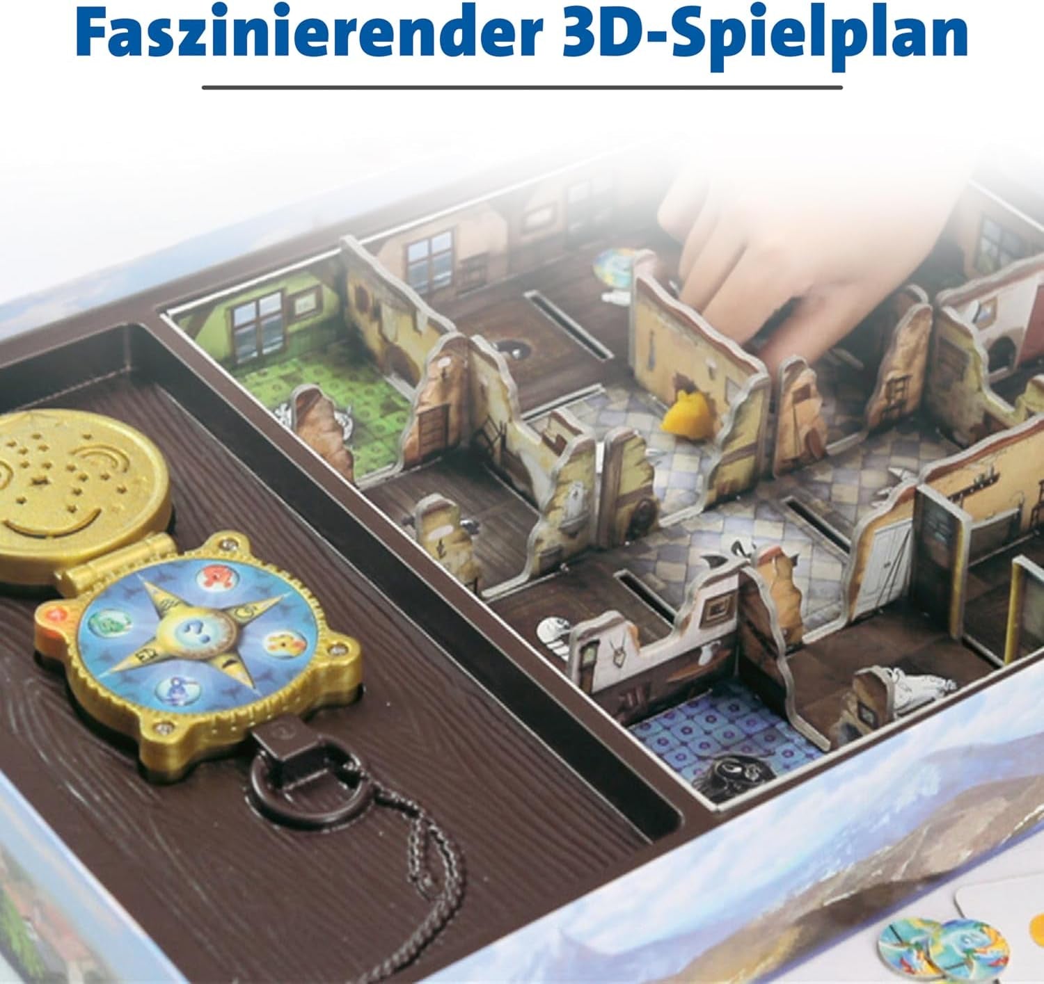 Ravensburger Catch Hubi, un joc de petrecere și familie pentru copii și adulți, Jocul Anului pentru 2-4 jucători, potrivit pentru vârste de 5 ani și peste - cadouri de ziua de naștere