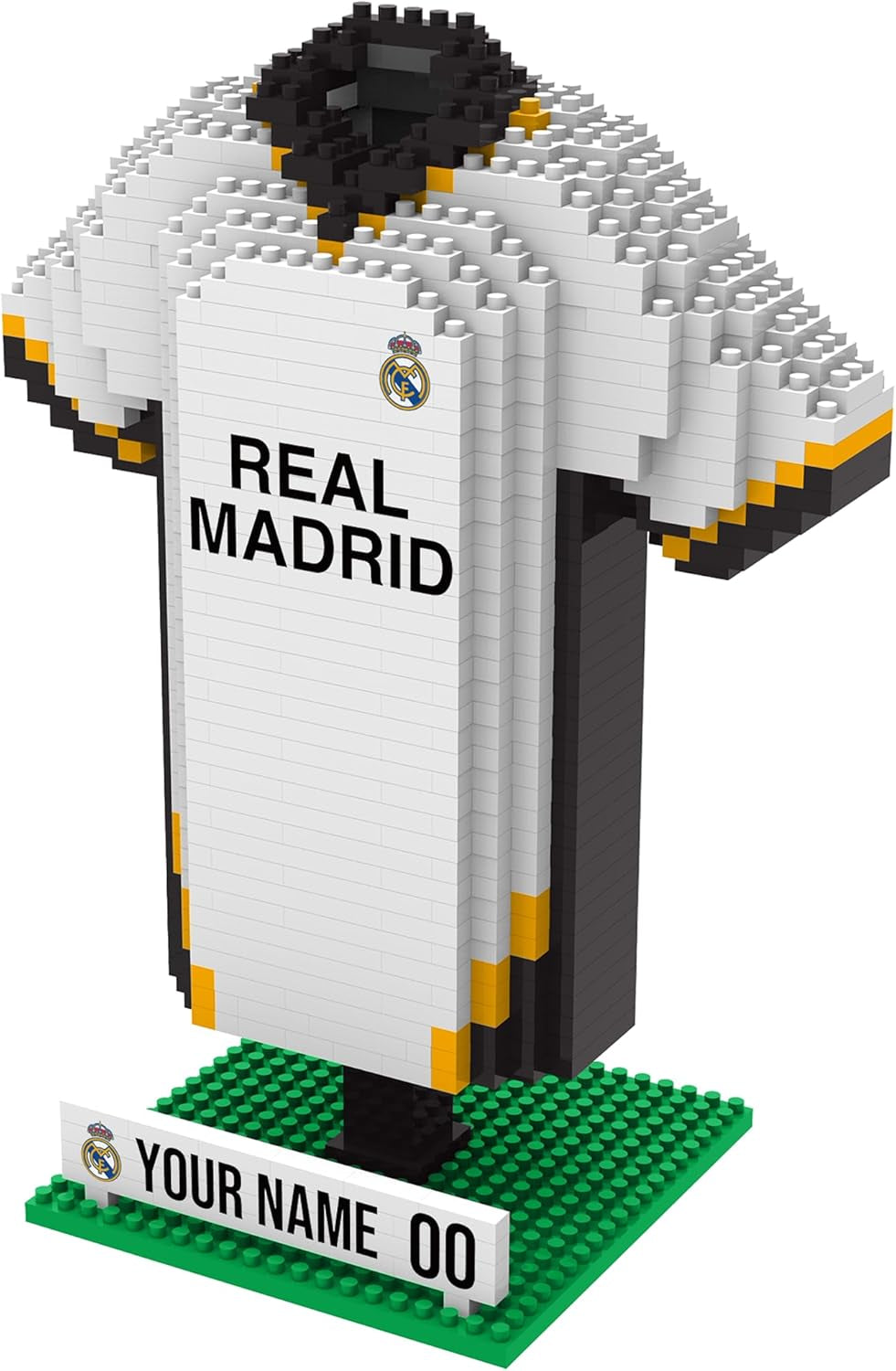 FOCO Offizielles Lizenzprodukt FC Barcelona Personalisiert BRXLZ Schreibtisch Hemd 3D Bricks Building Konstruktionsspielzeug