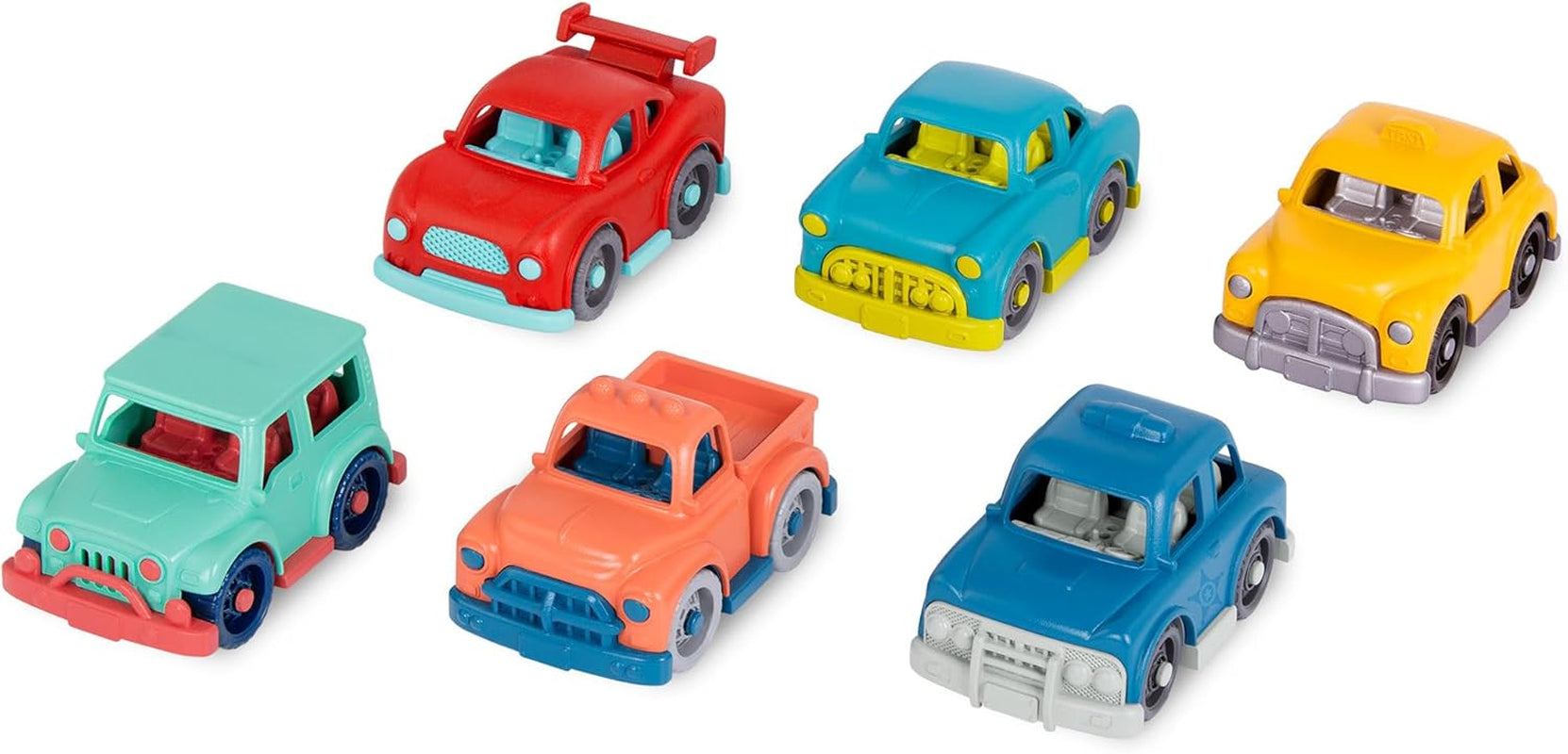 Battat plastic, BT2525Z Jucărie interactivă cu volan, de asemenea, pentru călătorii și călătorii cu mașina, cu lumini și sunete pentru copii cu vârsta de 2 ani și peste, roșu, compatibil cu mașinile Jucarii Bebe Naty Shop Mașini mini