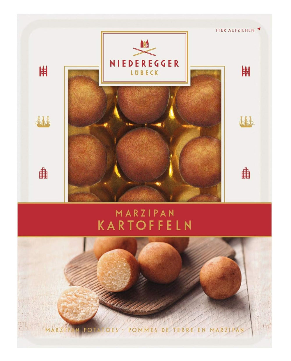 Cartofi cu marțipan Niederegger 100g