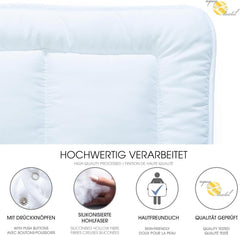 Aqua-Textil Soft Touch Set pentru copii Plapumă 100 X 135 Cm 250G și 350G cu pernă 40 X 60 Cm 150G Plapumă 4 anotimpuri Reglare climatică Oeko-Tex Plapumi si pilote Naty Shop