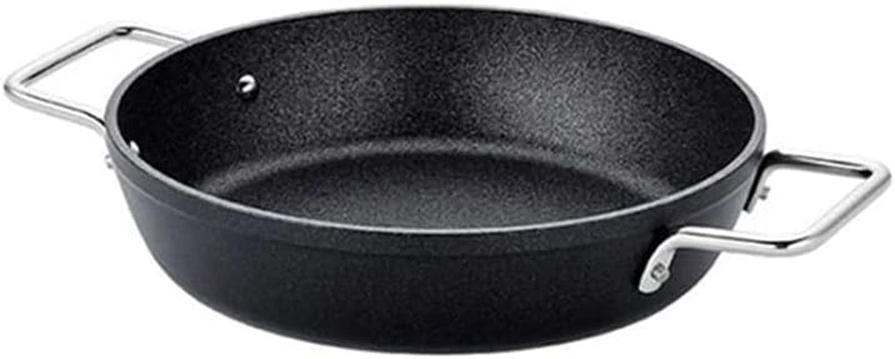 Fissler Adamant, tigaie de servit, aluminiu, neaderentă, margine înaltă, rezistentă la zgârieturi - Inducție Oale si Tigai Naty Shop Model nou 24 Cm