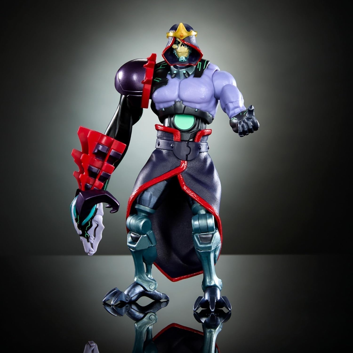 Masters of the Universe: Revolution Masterverse Skeletor Action Figure, figurină de colecție cu 30 de puncte de mișcare și braț robotic mobil, Motu Toy, HYC46 Action figures Naty Shop