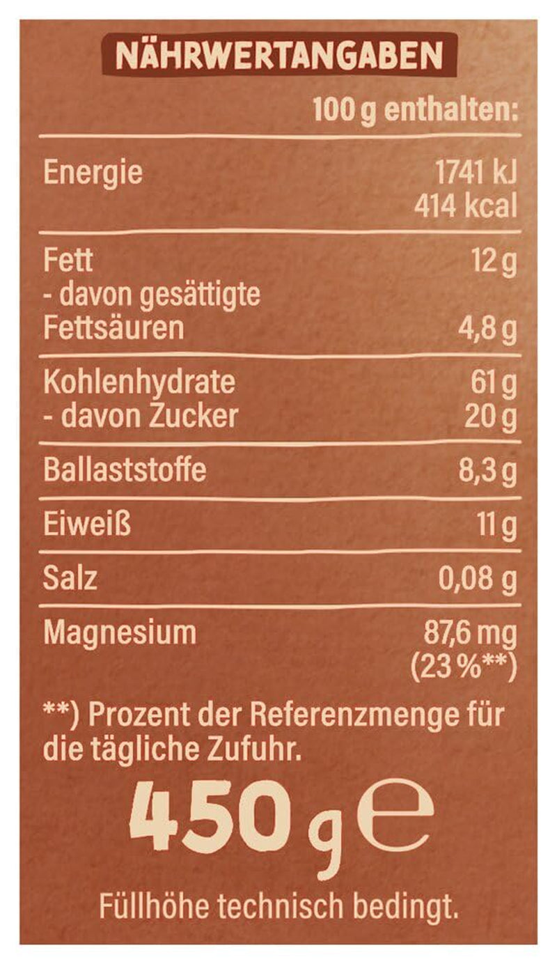 Dr. Oetker Vitalis Chocolate Muesli Classic: Musli pentru micul dejun cu lapte și ciocolată neagră, pachet de 7 (7 x 600g)