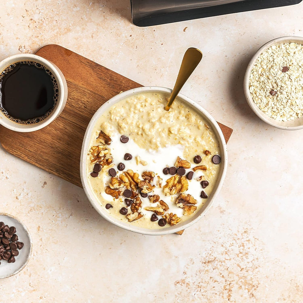 Protein Works - Protein Porridge 360 | Mit Zusätzlichen Vitaminen & Mineralien | Proteinreiches Frühstück | Kalorienarme Haferflocken | 6 Servings | Banane-Schoko-Chip | 500G Cereale Naty Shop