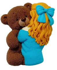 Decoratiune comestibila din zahar, Beautiful Lady Decoratiuni din Pasta de Zahar Nati Shop