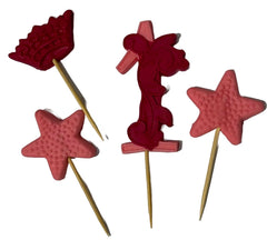 Decoratiune comestibila din zahar, Cifra 1, roz/fucshia Decoratiuni din Pasta de Zahar Nati Shop