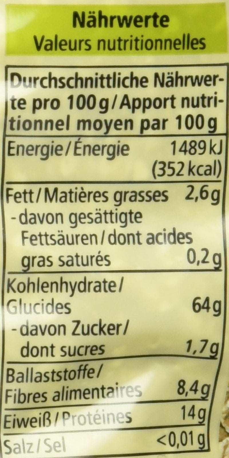 Fulgi de speltă bio, fulgi fini, 500g