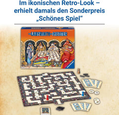 Ravensburger 22474 Labirintul Maeștrilor - Versiunea master a labirintului nebun pentru 2-4 jucători cu vârsta de 9 ani și peste