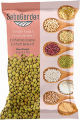 Linte Verde – Varietatea Laird, Pachet de 1 kg | Calitate Premium, Linte Întreagă | Bogate în Proteine și Fibre | Vegane, Fără OMG | Ideale pentru Supe, Salate, Curry și Prepararea Meselor