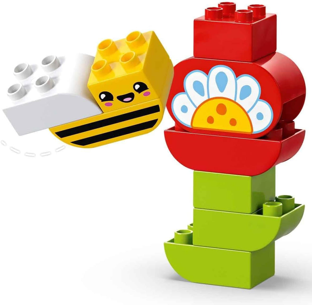 LEGO DUPLO Town Kreativer Blumengarten - Motorikspielzeug für Kinder ab 2 Jahren - Montessori Spielzeug - Lernspielzeug für Vorschulkinder - Garten Spiel für Kleinkinder - Geschenkidee 10444
