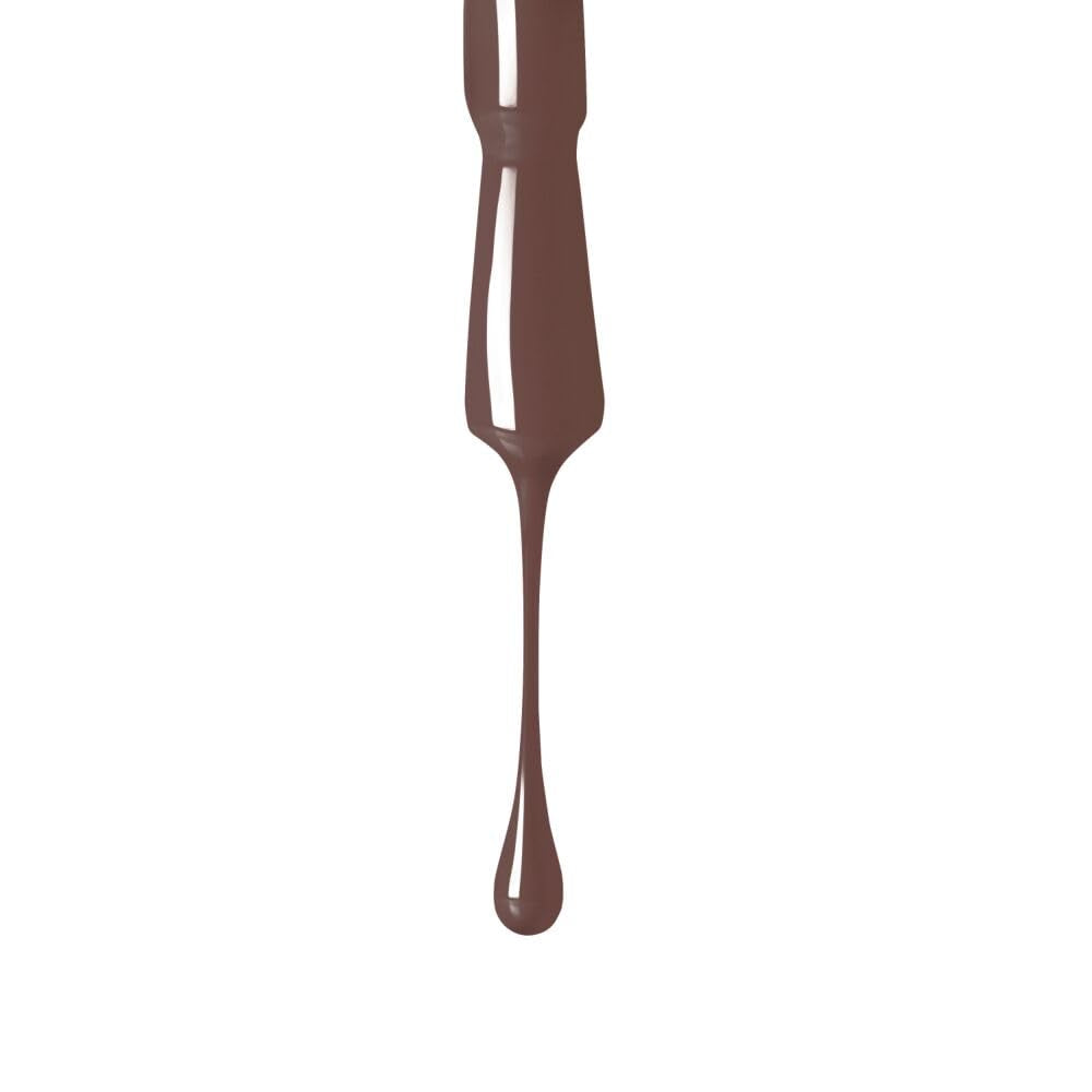 Oja ANNY – Oja colorată de înaltă calitate, cu strălucire de lungă durată, rezistentă la ciobire și cu uscare rapidă, culoare: roșu soră - maro mocha elegant - 15 ml