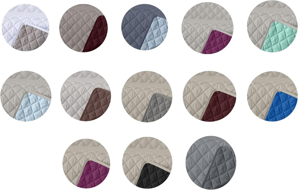 Estoralis | AVA | Cuvertură Boutique Reversibilă | Pentru toate anotimpurile | Culoare - gri/albastru | Pentru pat 80/90 cm. pat. (180 X 270 Cm. Ancho X Alto) | Cuvertură cu matlasare Plapumi si pilote Naty Shop