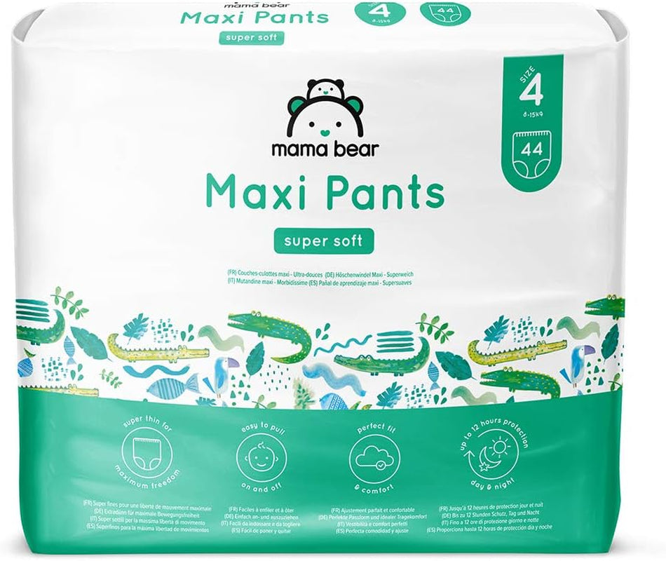 Marcă Amazon: Scutece Mama Bear Pull-Up XXL, mărimea 6 (18-30 kg), 72 de bucăți (2 pachete a câte 36)