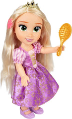 Disney Princess Singende Rapunzel Puppe 35 cm, singt „I See The Light“, inklusive Zubehör für mehr Spielspaß, perfekt Mädchen ab 3 Jahren, Lila