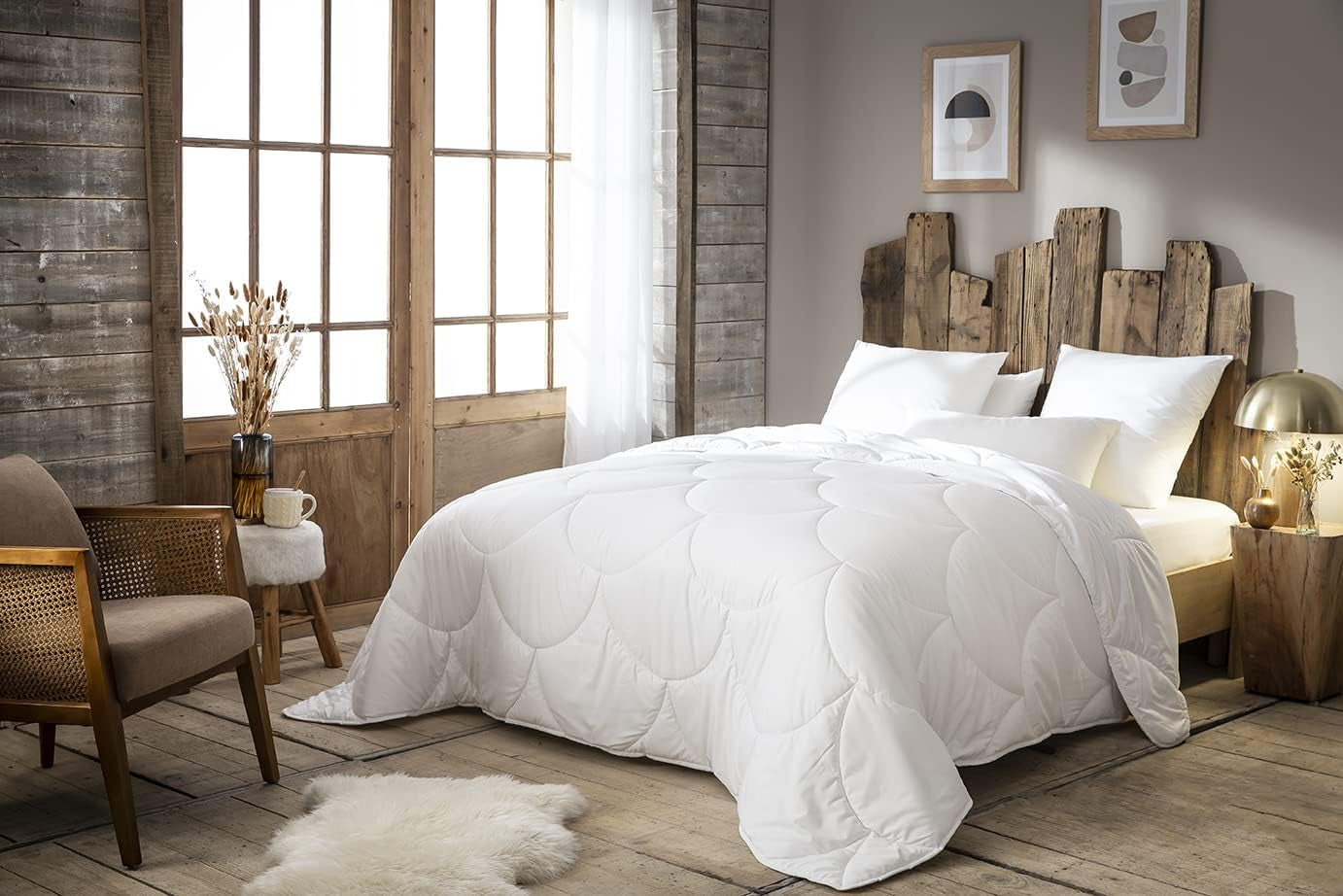 15000000534 Douceur Infinie Quilt, ușor, poliester, alb, alb, 240 X 260 cm Plapumi si pilote Naty Shop 240 X 260 Cm