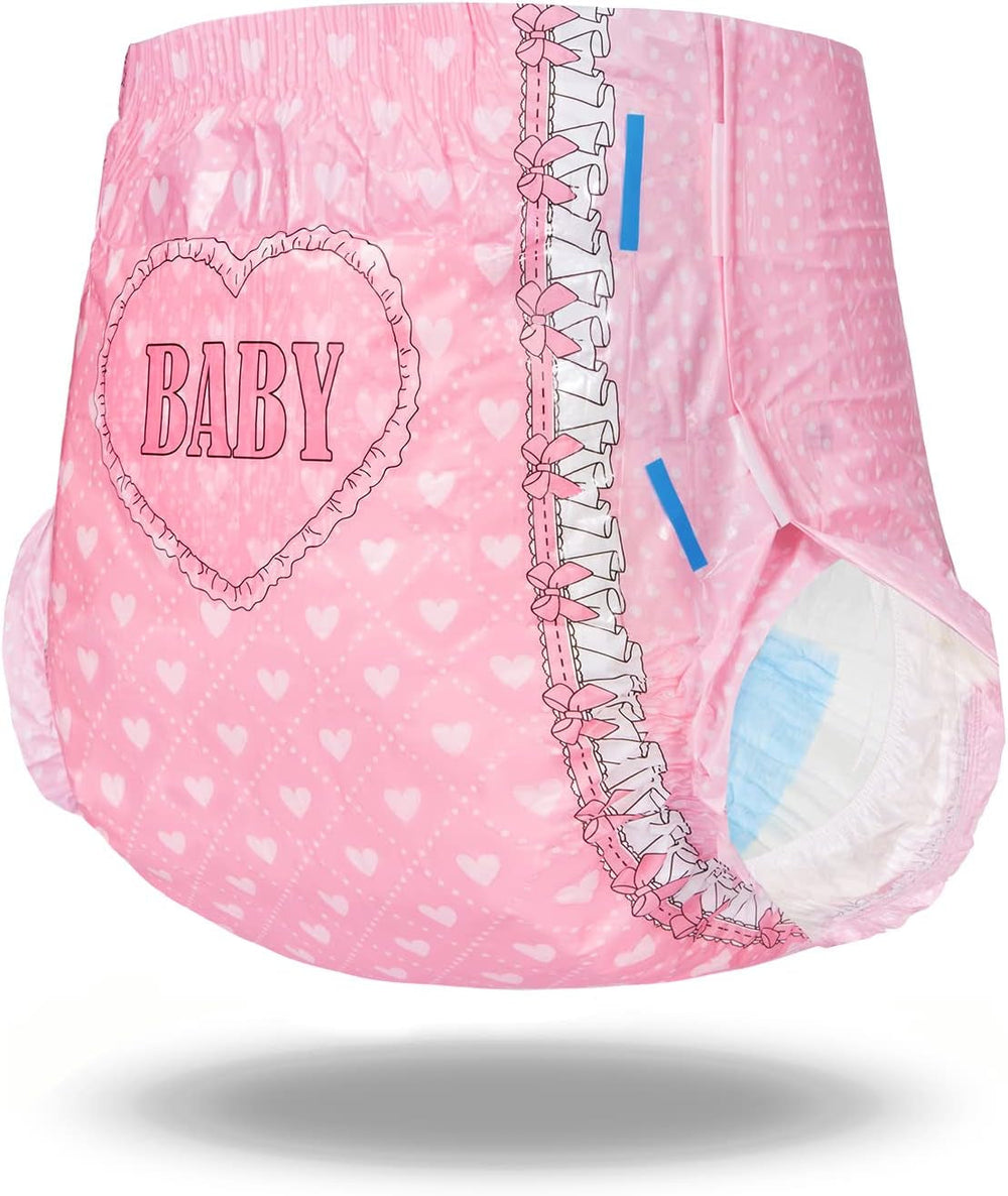 Scutece imprimate pentru adulți, 5500-5800 ml, pachet de 2 - Blushing Baby (M)