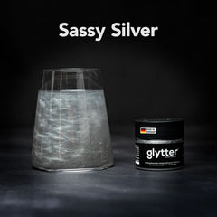 Glytter Glitter Powder For Drinks (Silver) - Glitter comestibil pentru băuturi, 10 grame Glitter Naty Shop