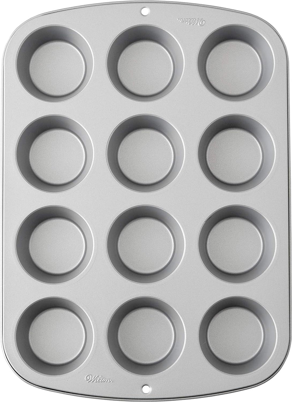 Wilton 03-3118 Cupcake- /Muffin-Backform, Recipe Right, Antihaft, 12 Vertiefungen, Grau Matrite si tavi pentru copt Naty Shop