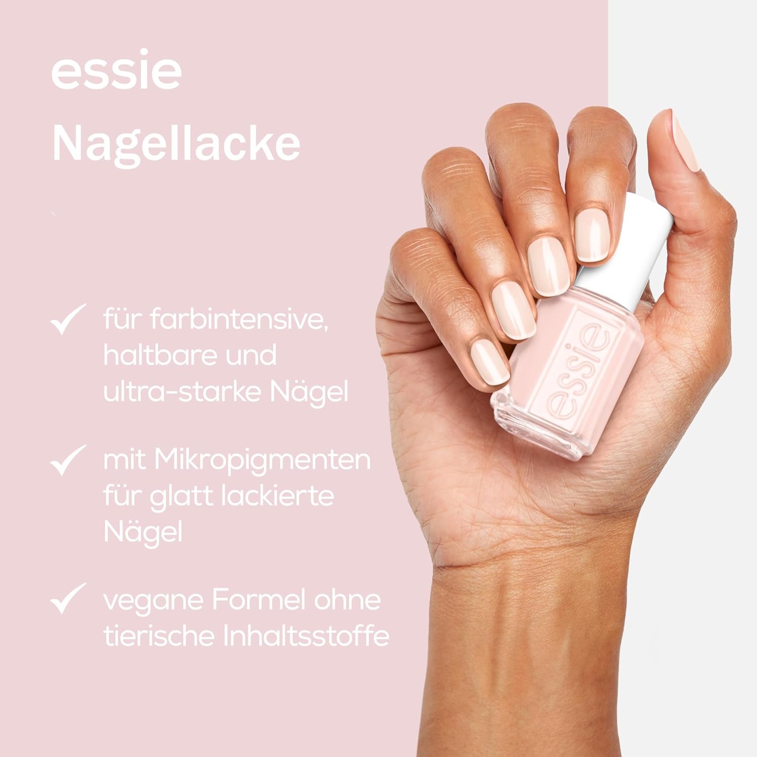 Set Essie Nailart pentru manichiură franceză (nr. 01 blanc, nr. 13 mademoiselle), ojă exclusivă: de înaltă calitate, rezistentă și intens colorată