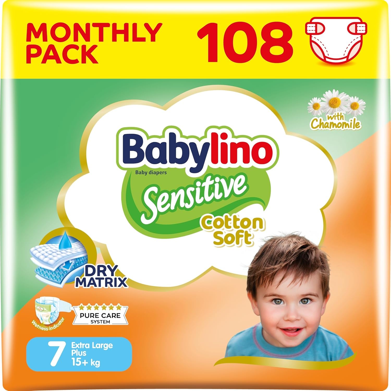 Scutece pentru bebeluși Sensitive, mărimea 1, nou-născuți (2-5 kg), 26 bucăți