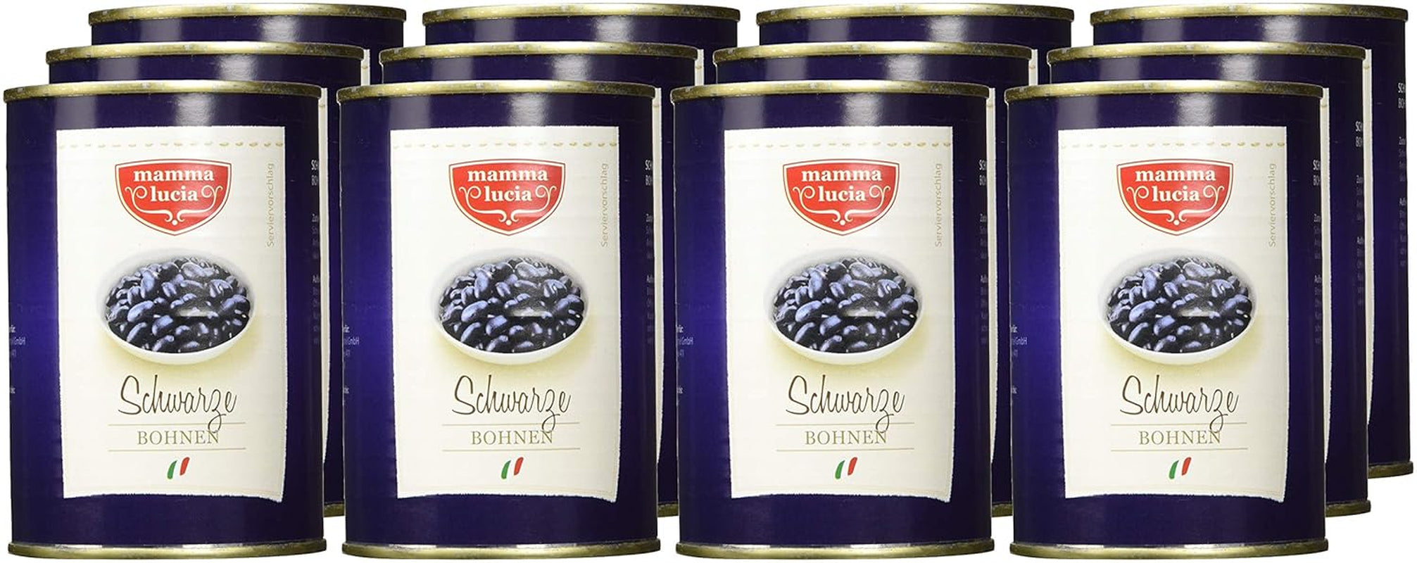 Fasole neagră, pachet de 12 (12 x 425 ml)