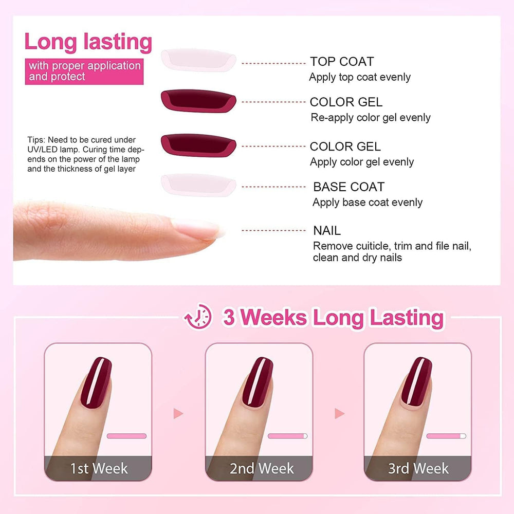 Ojă gel roz transparent – 16 ml, nuanța pielii, lampă LED translucidă pentru unghii, ojă gel pentru unghii, model Nail Art M087
