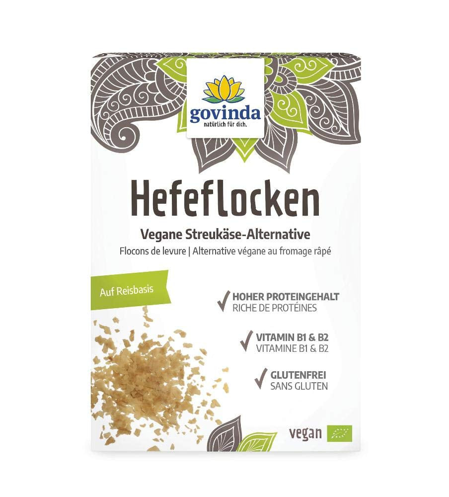 Hefeflocken auf Reisbasis vegane Streukäsealternative, 100 g