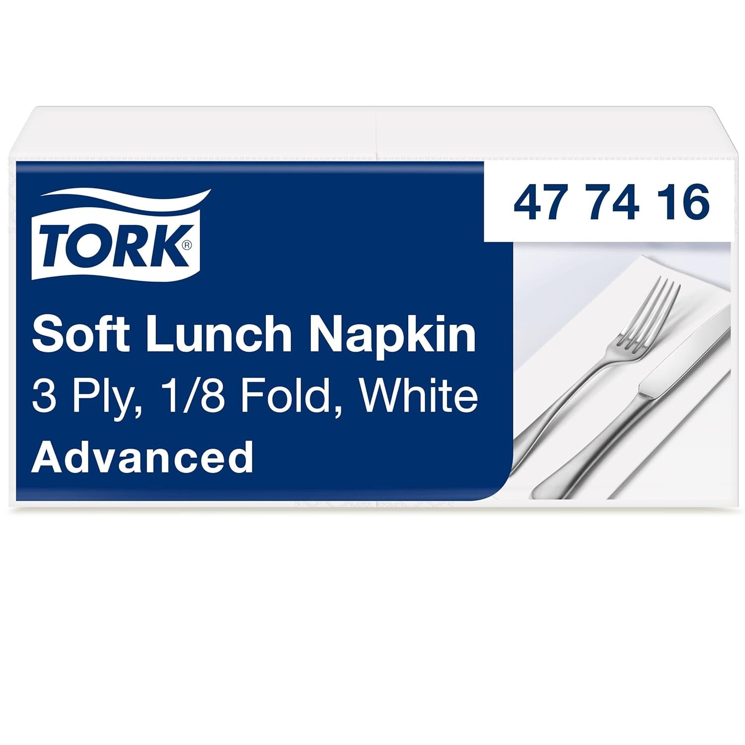 Tork Linstyle 509542 Șervețele pentru cocktail negru, 1/4 pliere, 1 strat, 23,8 x 23,8 cm, 1 x 100 șervețele