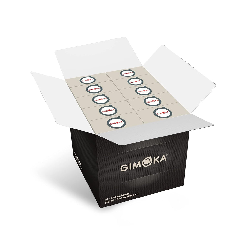 Gimoka Kaffeekapseln Espresso Deciso, Intensität 13/13-100 Kapsel - Kompatibel mit Nespresso* Haushalts-Espressomaschinen - 100 Stück (10 x 10 Getränke) - Hergestellt in Italien