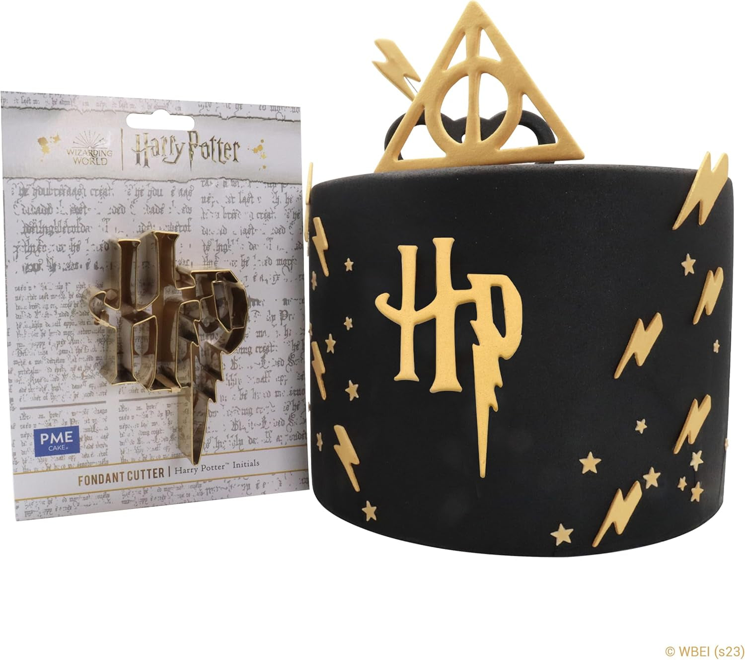 Forme de biscuiți și fondant Harry Potter, logo HP