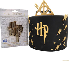 Forme de biscuiți și fondant Harry Potter, logo HP