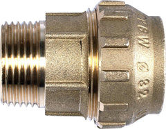 Racord de compresie Cornat - filet exterior Ø 32 mm x 1 inch - alamă - cu un filet exterior - racord pentru țeavă PE-HD / T617532