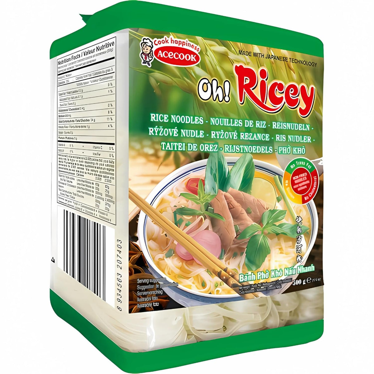 ACECOOK - SAU tăiței de orez - (1 X 500 GR)