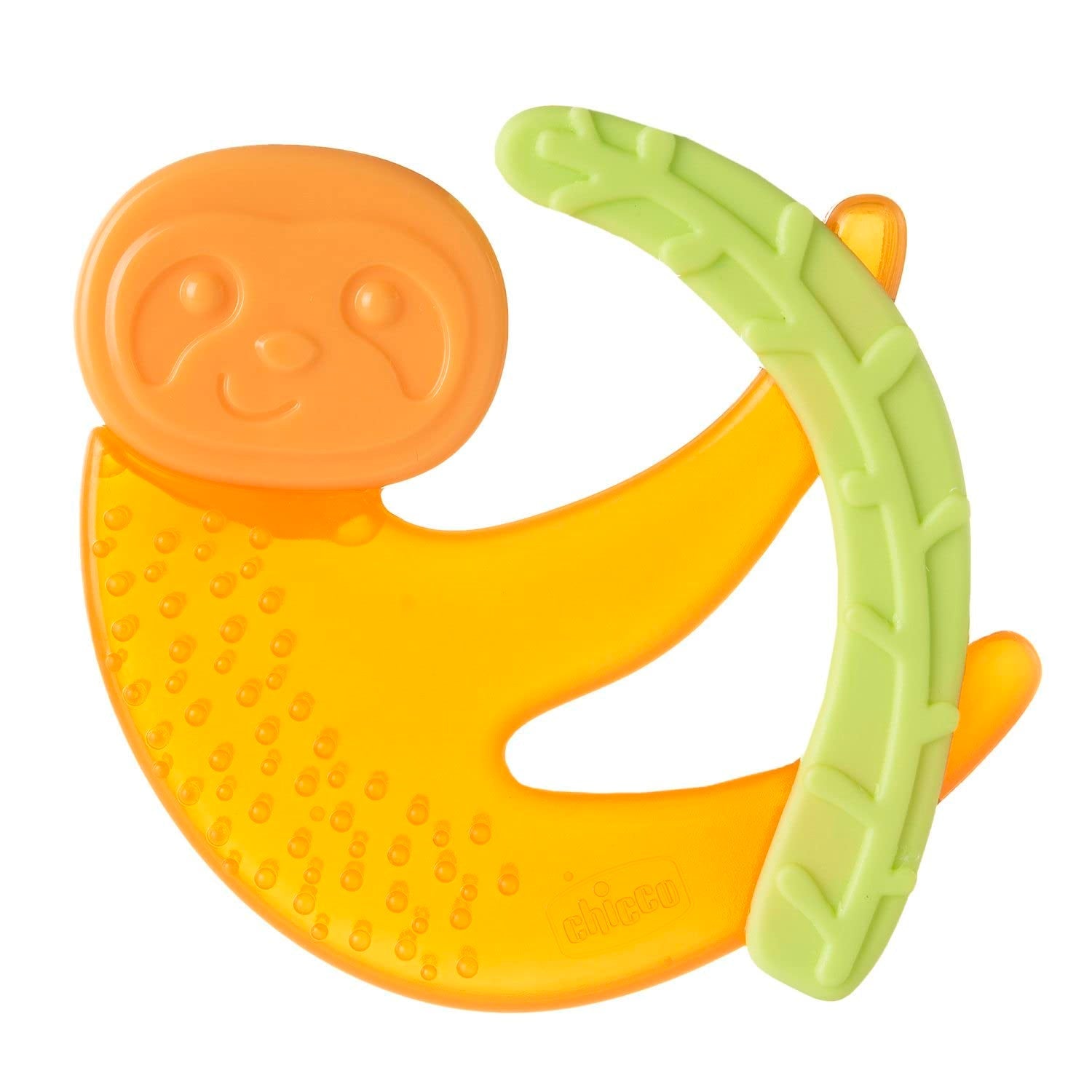 Inel de dentiție Chicco Fresh&Relax Maimuță sau Leneș, 4M+, umplut cu apă sterilă